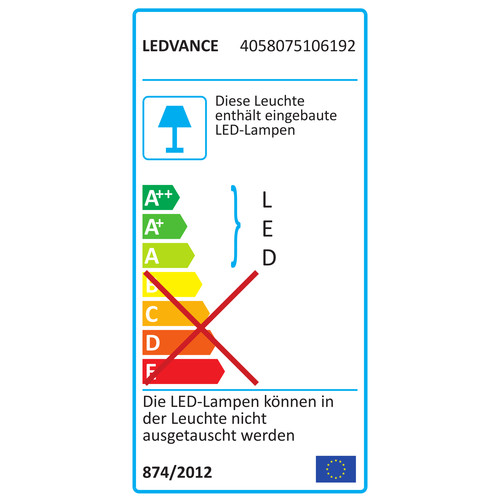 4058075106192 Ledvance Lichtleiste LN COMP Switch 900 12W/3000K Produktbild Additional View 1 L