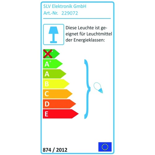 02229072 SLV Bulan Wand/ Deckenleuchte Produktbild