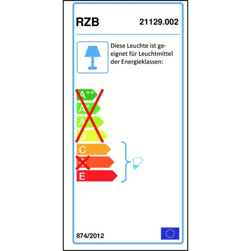 21129.002 RZB Opalglasleuchte Quadrat IP43 IP44 0-250V Produktbild Additional View 1 L
