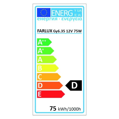 42434 Scharnberger Halogenlampe 75Watt 12V GY6.35 Produktbild Additional View 1 L