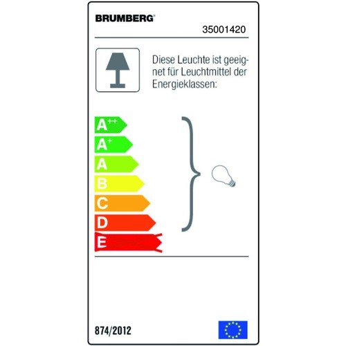 35001420 Brumberg Wandleuchte edelstahl Produktbild Additional View 1 L