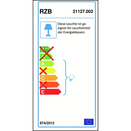 21127.002 RZB Opal-Nurglasleuchte 19x19 1xE27 weiß Produktbild Additional View 1 L