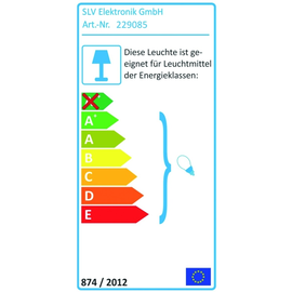 229085 SLV Leuchte Bulan Grid anthrazit Produktbild