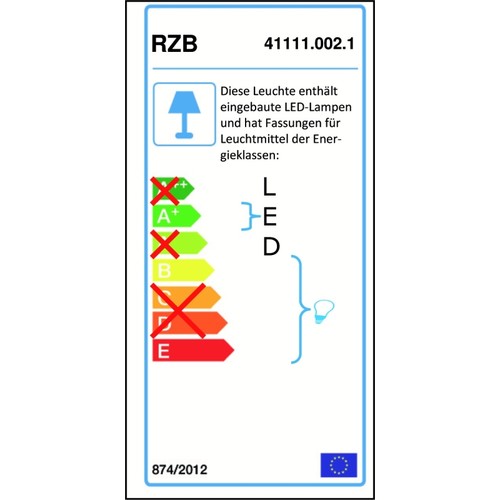 41111.002.1 RZB Stableuchte m. DS LxBxH=300x35x58 Produktbild Additional View 2 L