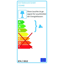 231440 SLV Arrock Slot GU10 Wegeleuchte Naturstein Granit GU10 Produktbild front M