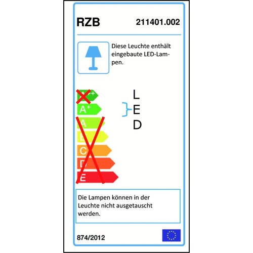 211401.002 RZB Wand & Deckenleuchte IP44 D500mm H150mm weiß Produktbild Additional View 1 L