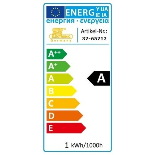 37-65712 Tele-Sound LED Tropfenform 1 Watt E27 rot   Nachf. 37-64572 Produktbild Additional View 1 L