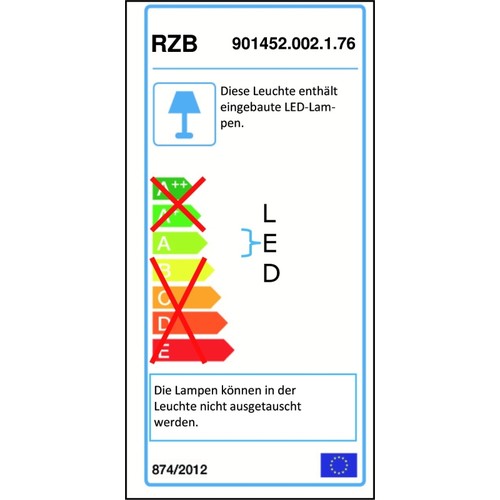 901452.002.1.76 RZB Toledo Flat LED 9W IP40 weiß 4000K DALIdim D190mm Einbau Produktbild Additional View 2 L