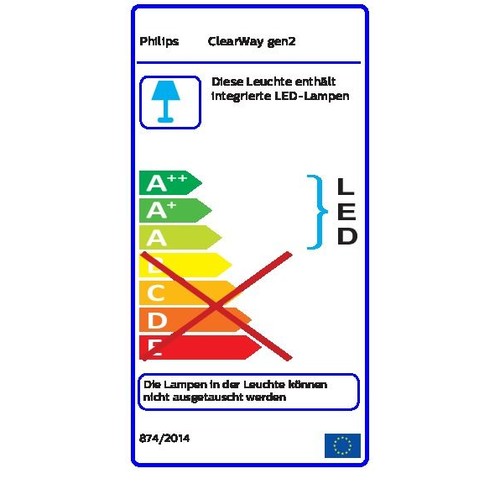 99630000 PhilipsLeuchten BGP307 LED35 4S/740 I DM11 48/76A ClearWay gen2   LE Produktbild Additional View 1 L