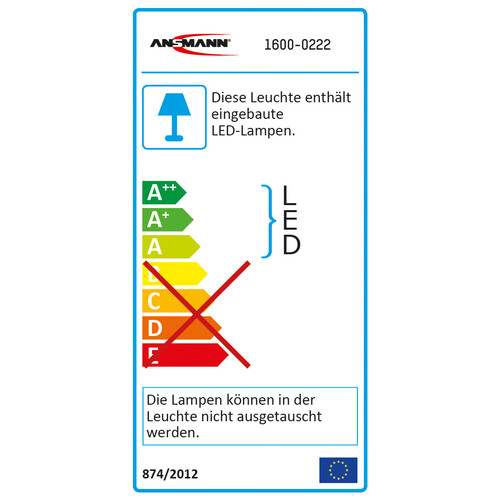 1600-0222 Ansmann HS5R LED-Profi- Handscheinwerfer 420 Lumen 5W max. 9,5h Produktbild Additional View 7 L