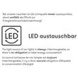 690243 Albert Leuchten Wandleuchte,mit Unterlicht, Edelstahl Produktbild Additional View 2 S