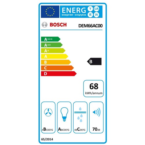 DEM66AC00 Bosch Zwischenbauhaube 60cm Silber Produktbild Additional View 4 L