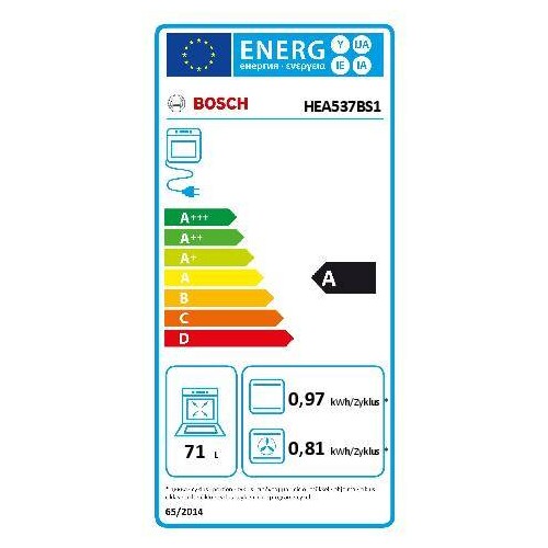 HEA537BS1 Bosch Einbauherd Edelstahl 60 x 60 cm Produktbild Additional View 4 L