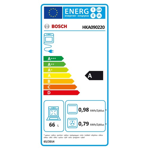 HKA090220 Bosch Stand Elektroherd mit Glaskeramik 60cm weiss Produktbild Additional View 4 L