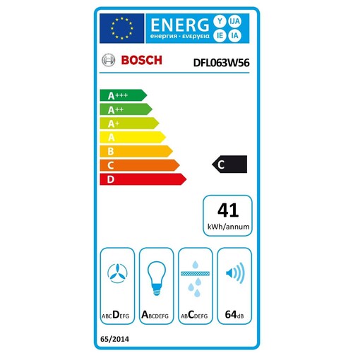 DFL063W56 Bosch Flachschirmhaube 60 cm Silbermetallic Produktbild Additional View 4 L