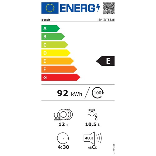 SMI2ITS33E Bosch Teilint. Geschirrspüler 60cm Edelstahl Besteckkorb Produktbild Additional View 4 L