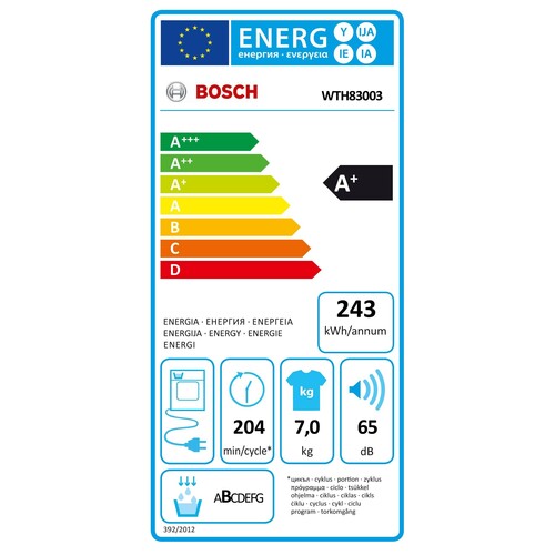 WTH83003 Bosch Wärmepumpentrockner 7kg Produktbild Additional View 6 L