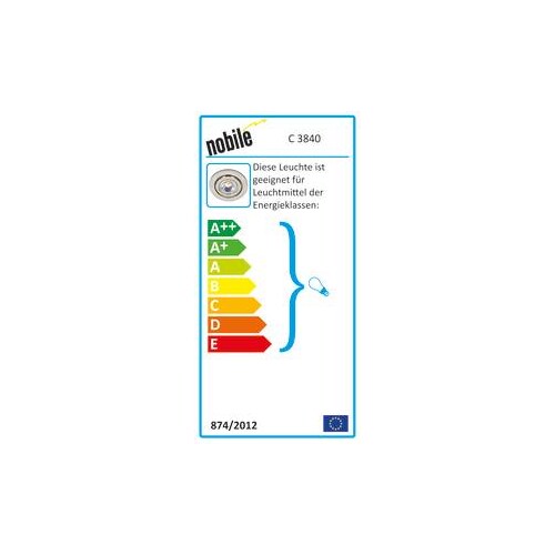 1750701000 Nobile Einbaustrahler GU4 C3840 max 35W DA55 AD70 ET43  Weiß Produktbild Additional View 2 L