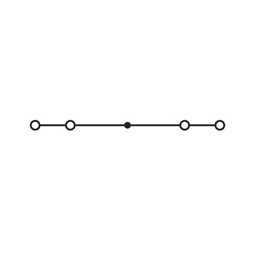 280-633 WAGO REIHENKLEMME 2,5 GRAU  4- LEITER STECKANSCHLUSS FRONTVERDR. Produktbild Additional View 1 L