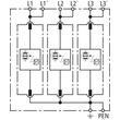 951300 DEHN DV M TNC 255 DEHNVENT. 3POL. F.TN-C SYSTEME B+C (D) ABLEITER Produktbild Additional View 1 S