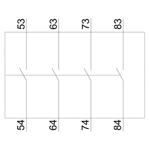 3RH2911-1GA40 SIEMENS HILFSSCHALTERBLOCK 4S S00 SCHRAUBANSCHLUSS Produktbild Additional View 1 L