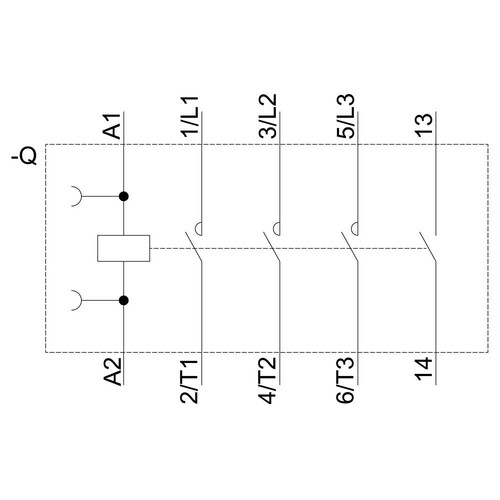 3RT2018-1AP01 SIEMENS SCHÜTZ 7,5KW/400V AC3 AC230V 1S 3-POL. S00 SCHRAUBANSCHL. Produktbild Additional View 1 L