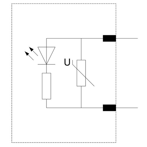 3RT2916-1JK00 SIEMENS Varistor mit LED, AC48-127V,DC24-70V(F.S00) Produktbild Additional View 1 L