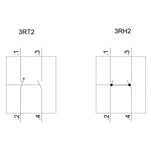 3RH2911-2HA11 SIEMENS Hilfsschalterblock 1S+1OE Produktbild Additional View 1 L