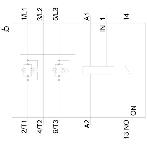 3RW3037-1BB14 SIEMENS Sirius Sanftstart S2 63A, 30kW/400V AC 200-480V Produktbild Additional View 1 L