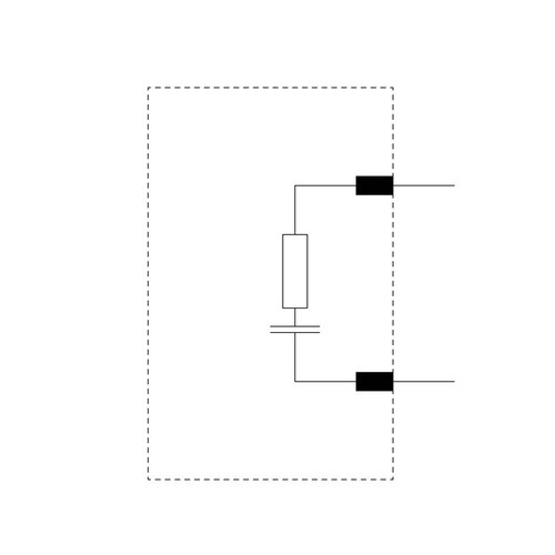 3RT1956-1CD00 Siemens UEBERSPANNUNGSBEGR /RC-GLIED FUER SCHUETZE BGR. S6/S10/S12 Produktbild Additional View 1 L