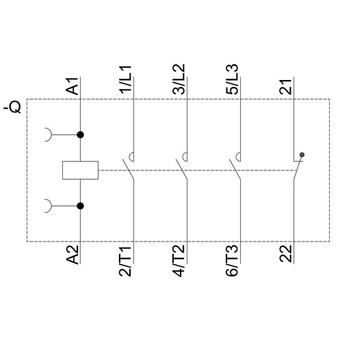 3RT2016-1AB02 Siemens Schütz AC3:4KW 1OE AC24V 50/60HZ Produktbild Additional View 1 L