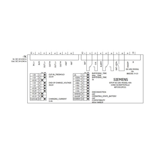 6EP1931-2FC21 SIEMENS Sitop DC-USV-Modul 40A Produktbild Additional View 1 L