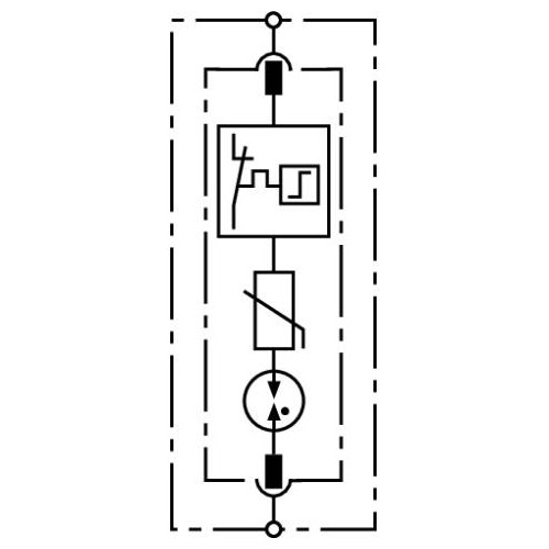 952082 DEHN Überspannungsableiter Typ 2 Dehnguard S 1-pol. 275VAC DGS275VA Produktbild Additional View 1 L