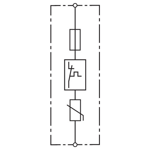 900261 DEHN Überspannungsableiter NH Bauform Typ 2 1pol. 280VAC Produktbild Additional View 1 L