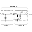 909705 DEHN DEHNGATE Ü-ABLEITER DGA-TV Produktbild Additional View 1 S