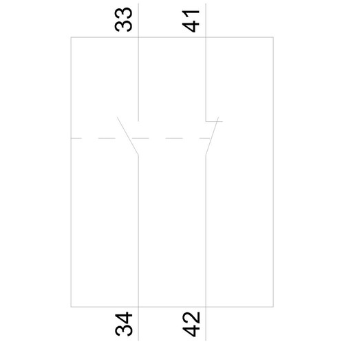 3RV2901-1A Siemens Hilfsschalter 1S+1Ö links anbaubar für 3RV2 Produktbild Additional View 1 L