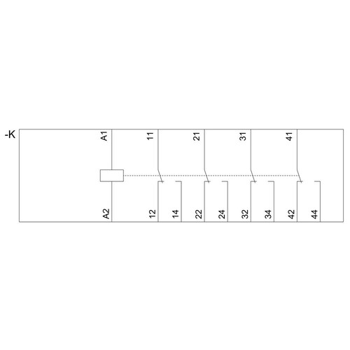 LZX520024 Siemens Relais 4WE 24VDC Produktbild Additional View 1 L