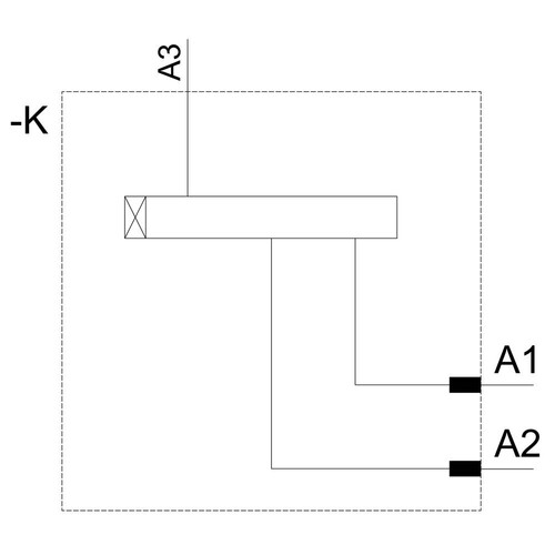 3RA2811-2CW10 SIEMENS Elektronisches Zeitrelais Ansprechverzögert Produktbild Additional View 1 L