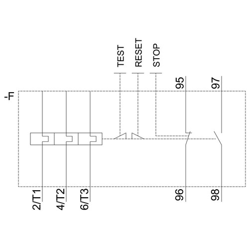 3RU2126-1JBO Siemens Thermorelais Gr.S0 7-10A Produktbild Additional View 1 L