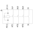 3RT2016-1FB41 SIEMENS Schütz AC-3 4KW 400V 1S DC 24V M. Integrierter Diode 3po Produktbild Additional View 1 S