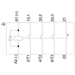 3RT2016-1FB42 SIEMENS Schütz AC-3 4KW 400V 1OE DC 24V m. integrierter Diode 3p Produktbild Additional View 1 S