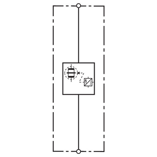900255 DEHN Überspannungsableiter DBM NH00 255 maxi 1pol. Typ1 Produktbild Additional View 2 L