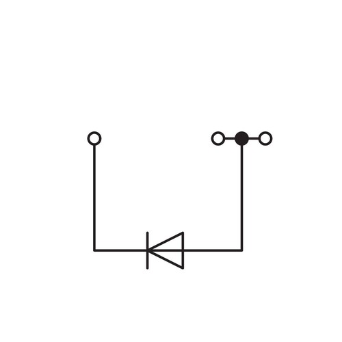 279-673/281-411 WAGO FV-Diodenklemme 3-Leiter (Asym) Produktbild Additional View 1 L