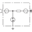 909704 Dehn DGA TV Blitzstrom- und Überspannungsableiter mit F-Anschluss Produktbild Additional View 2 S