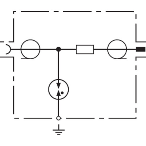 909704 Dehn DGA TV Blitzstrom- und Überspannungsableiter mit F-Anschluss Produktbild Additional View 2 L