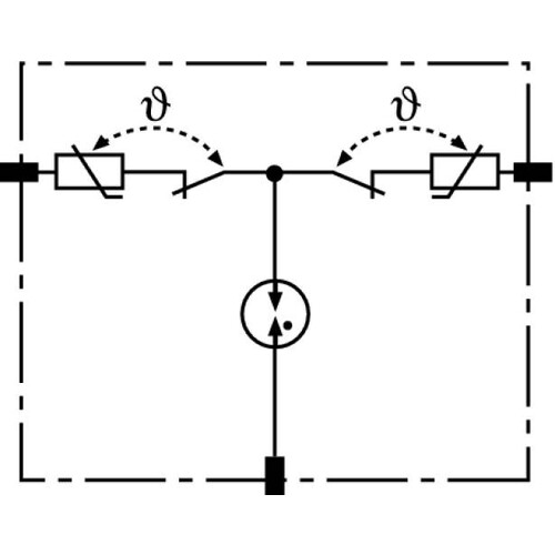 953010 DEHN Überspannungsableiter Typ 3 Schutzmodul 2-pol. 255V DR MOD 255 Produktbild Additional View 1 L