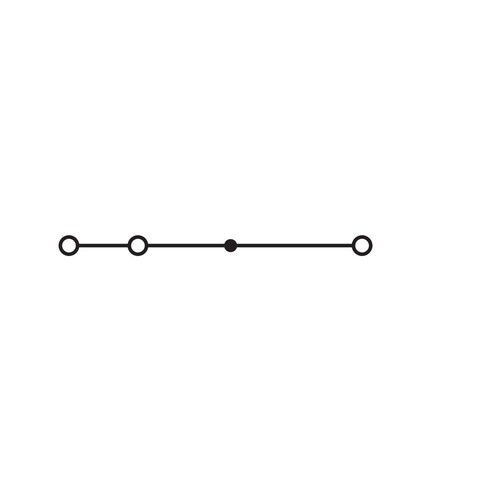 282-682 Wago 3-Leiter Durchgangsklemme orange bis 6² Produktbild Additional View 1 L