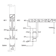 750-554 WAGO 2 Kanal Analog Ausgangs- Klemme 4-20mA 2fach potentialgetrennt Produktbild Additional View 1 S