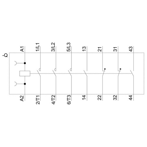 3RT2025-1AB04 SIEMENS Schütz AC-3 7,5KW 400V 2S+2Ö AC24V 50HZ 3pol. BGR. S0 Produktbild Additional View 1 L