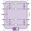 920342 Dehn Kombiableiter-Modul f.2 Doppeladern BLITZDUCTOR XT mit LifeC Produktbild Additional View 1 S